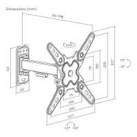 Кронштейн Brateck LDA40-221 - 2