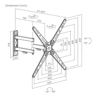 Кронштейн Brateck LDA40-443 - 2
