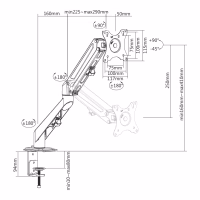 Кронштейн Brateck LDT25-C012 - Image 6
