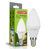 Лампочка Eurolamp LED CL 8W E14 4000K 220V (LED-CL-08144(P)) - Изображение 2
