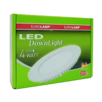 Світильник Eurolamp Downlight 4W 4000K (LED-DLR-4/4) - 2