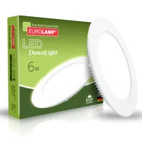 Світильник Eurolamp Downlight 6W 4000K (LED-DLR-6/4) - 2