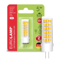 Лампочка Eurolamp Светодиодная капсульная лампа EUROLAMP LED силикон G4 5W 500Lm 400 (LED-G4-0540(12)) - Зображення 2