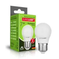 Лампочка Eurolamp LED ECO серия "P" G45 7W 700Lm E27 4000K (LED-G45-07274(P)) - Зображення 2