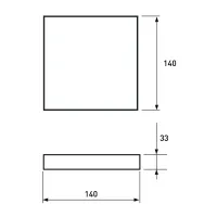 Світильник Eurolamp GM 13W 4000K (LED-NLS-13/40(GM)) - 3