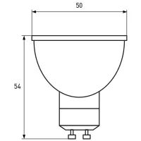 Лампочка Eurolamp LED SMD MR16 5W GU10 3000K 220V (LED-SMD-05103(P)) - Зображення 4