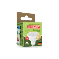 Лампочка Eurolamp LED SMD MR16 5W GU5.3 3000K 12V (LED-SMD-05533(12)(P)) - Зображення 3
