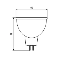 Лампочка Eurolamp LED SMD MR16 11W GU5.3 3000K (LED-SMD-11533(P)) - Зображення 3