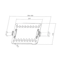 Підставка до ноутбука OfficePro для кронштейнів VESA 75x75, 100x100 (LH340B) - 6