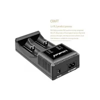 Зарядний пристрій для акумуляторів Liitokala 2 Slots, LED indicator, Li-ion(18650...RCR123...26650), NiMH(AA, AAA, SC, C) (Lii-PL2) - 3