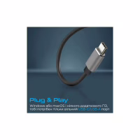 Концентратор Promate USB-C 4-in-1 порти Promate litehub-4.grey (litehub-4.grey) - Image 5