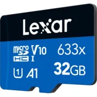 Карта пам'яті Lexar 32GB microSDXC class 10 UHS-I V10 A1 High Performance 633x (LMS0633032G-BNNNG) - 1