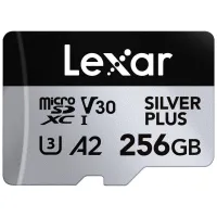 Карта пам'яті Lexar 256GB microSDXC class 10 UHS-I U3 V30 A2 Professional Silver (LMSSIPL256G-BNANG) - 1