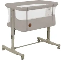 Ліжечко Lionelo приставне Aurora Beige Sand (LO-AURORA BEIGE SAND) - 1