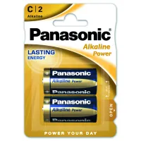 Батарейка Panasonic C LR14 Alkaline Power * 2 (LR14REB/2BP) - 1