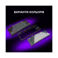Клавіатура Lorgar Azar 514TKL RGB Mechanical USB UA Black/Grey (LRG-GK514TKL-BK-UA) - 11