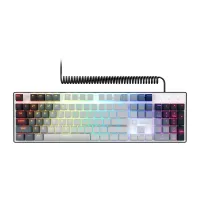 Клавіатура Lorgar Azar 514 RGB USB UA White (LRG-GK514W-UA) - 1