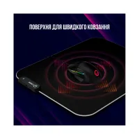 Килимок для мишки Lorgar Steller 919 RGB USB Black (LRG-GMP919) - 6