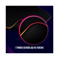 Килимок для мишки Lorgar Steller 919 RGB USB Black (LRG-GMP919) - 7