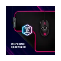 Килимок для мишки Lorgar Steller 919 RGB USB Black (LRG-GMP919) - 10
