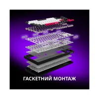 Клавиатура Lorgar KBP70TKLW Wireless TKL Mechanical Pro UA Black/Red (LRG-KBP70TKLW-BK-US) - Изображение 6