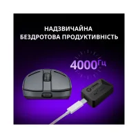 Мышка Lorgar Elite MSE90W Wireless/Bluetooth Dark Grey (LRG-MSE90W-DG) - Изображение 9