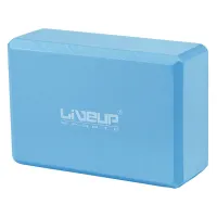 Блок для йоги LiveUp EVA Brick Уні 22,9 x 15,2 x 7,6см Синій (LS3233A-b) - 1
