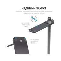 Підставка для гарнітури OfficePro Aluminum Alloys Grey (LS350G) - 8