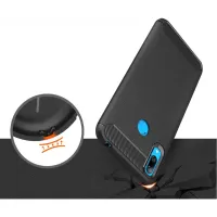 Чохол до мобільного телефона Laudtec для Huawei Y7 2019 Carbon Fiber (Black) (LT-HY72019B) - 7