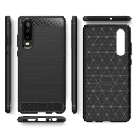 Чохол до мобільного телефона Laudtec для Huawei P30 Carbon Fiber (Black) (LT-P30B) - 4