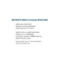 GPS модуль для дрона MATEK M10Q-5883 GNSS + Compass (M10Q5883) - Изображение 5