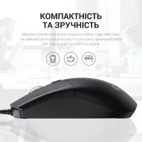 Мишка OfficePro M115 USB Black (M115) - 7
