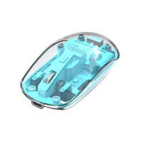 Мишка XO M12 Wireless Transparent/Blue (M12 Blue) - Image 2