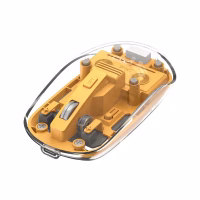 Мышка XO M12 Wireless Transparent/Yellow (M12 Yellow) - Image 1