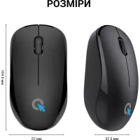 Мишка OfficePro M183 Wireless Black (M183) - 12