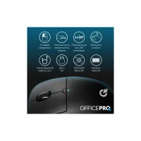 Мишка OfficePro M307B Silent Click Wireless/Bluetooth Black (M307B) - 10