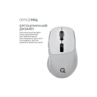 Мишка OfficePro M398G Wireless/Bluetooth Gray (M398G) - 6