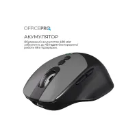 Мишка OfficePro M520B Wireless/Bluetooth Black (M520B) - 10