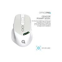Мишка OfficePro M520W Wireless/Bluetooth White (M520W) - 7