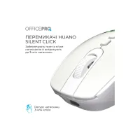 Мишка OfficePro M520W Wireless/Bluetooth White (M520W) - 9