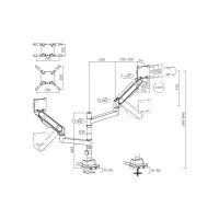 Кронштейн OfficePro MAH752W - 7