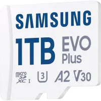 Карта пам'яті Samsung 1TB microSDXC Class UHS-I U3 V30 A2 EVO Plus + SD Adapter (MB-MC1T0SA/EU) - 1