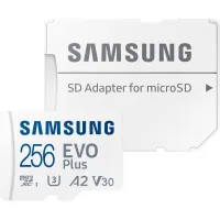 Карта пам'яті Samsung 256GB microSD class 10 UHS-I U3 V30 A2 EVO Plus (MB-MC256SA/EU) - 1