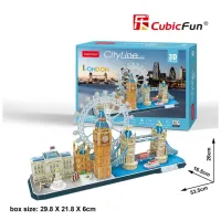 Пазл Cubic Fun Тривимірний пазл CityLine London (MC253h) - 11
