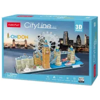 Пазл Cubic Fun Тривимірний пазл CityLine London (MC253h) - 9