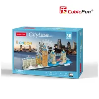 Пазл Cubic Fun Тривимірний пазл CityLine London (MC253h) - 1