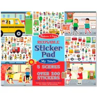 Набір для творчості Melissa&Doug Багаторазові наклейки Моє місто (MD19114) - 1