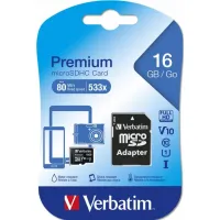Карта пам'яті Verbatim 16GB microSDHC class 10 (MDAVR-10/G) - 3