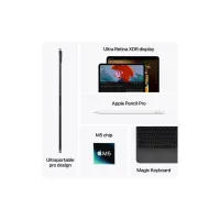 Планшет Apple iPad Pro 13" M5 Wi‑Fi + Cellular 256GB with standard glass - Silver (ME7X4TY/A) - Изображение 8