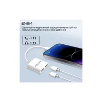 Адаптер Lightning to Lightning 12W + Lightning audio Promate (medialink-i2i) - Зображення 8